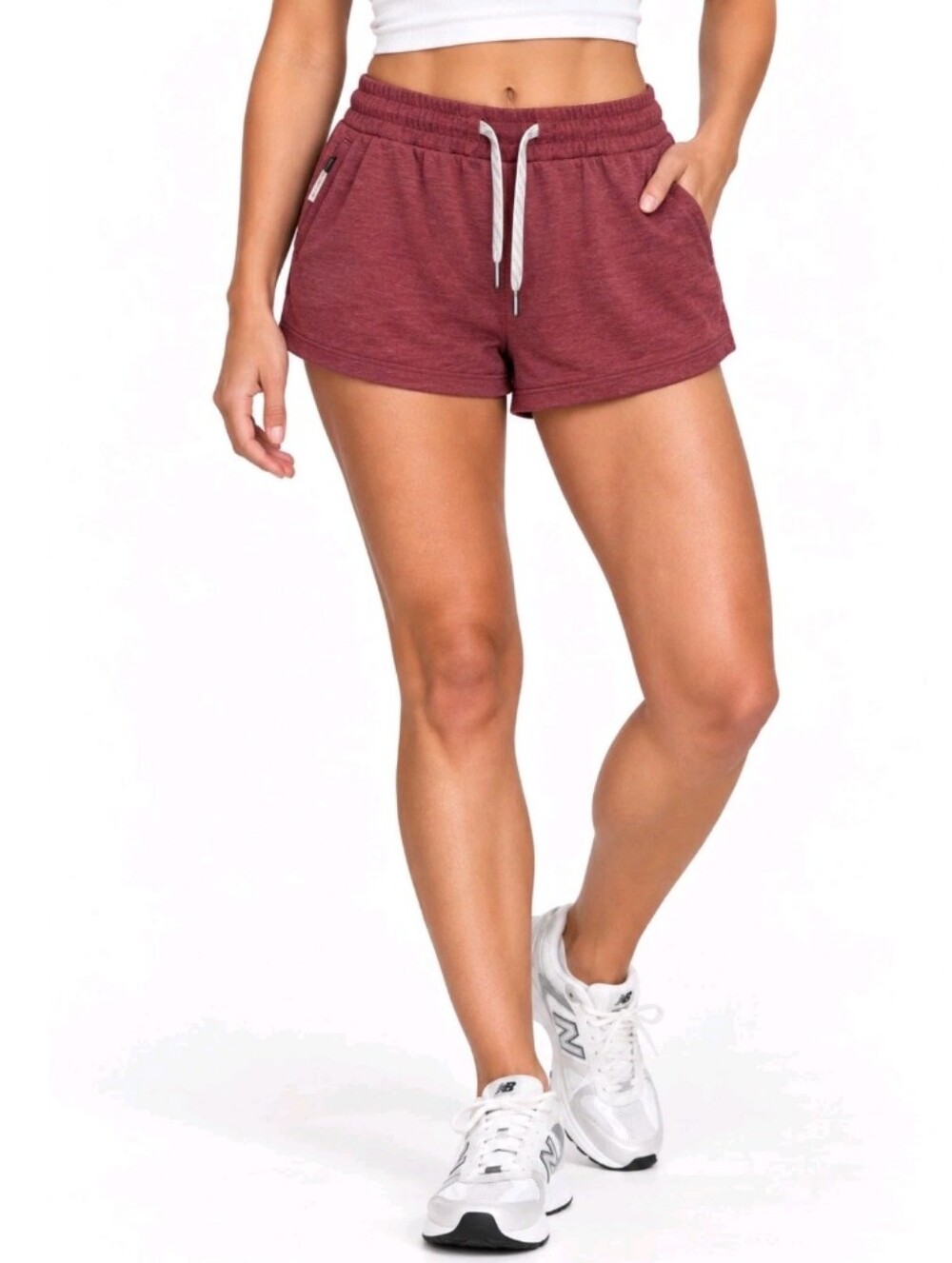 Vuori Women's Halo Performance Shorts Ruby Heather Size Medium Activewear